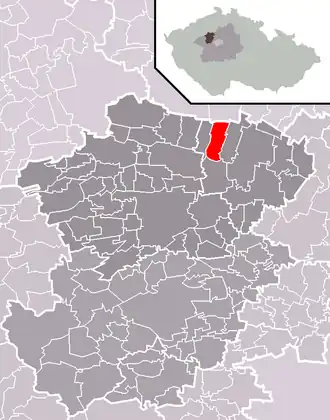 Localisation de Kmetiněves