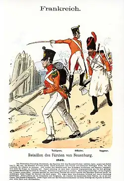 Image illustrative de l’article Bataillon du prince de Neuchâtel