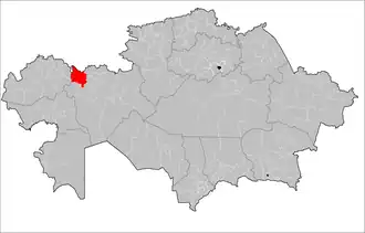 Localisation de District de Kobda