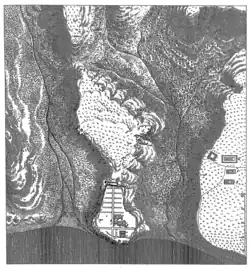 Plan du site, dessin de Robert Koldewey.