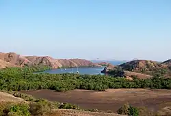 Paysage de Komodo.