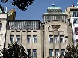 Pharmacie Adam, Prague, 1911-1913, élévation