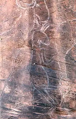 Kreloua Sidi Cheikh, petit personnage (détail)