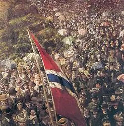 Jour de la constitution indépendance du 17 mai 1893.