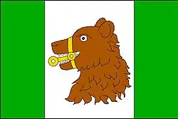 Drapeau de Kunčice nad Labem