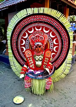 Theyyam de Kundadi Chamundi : കുണ്ടാടി ചാമുണ്ഡി തെയ്യം (ml).