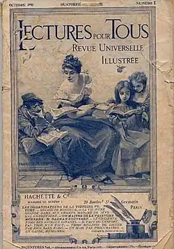 Couverture du magazine Lecture pour tous (1911).