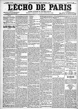 Image illustrative de l’article L'Écho de Paris