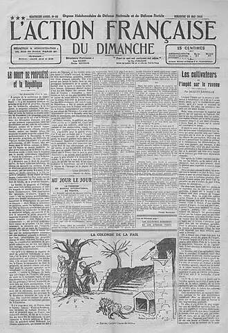 Image illustrative de l’article L'Action française du dimanche