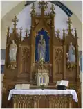 L'autel de la Vierge.