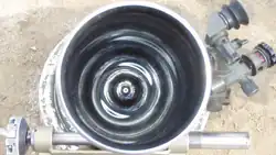 Vue du canon lisse du mortier L16.