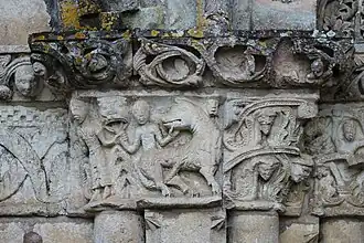 Détail de la porte.