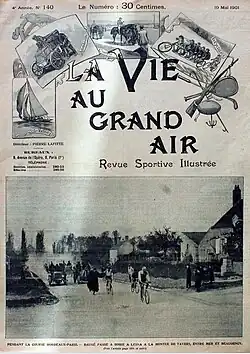 Le 10 mai 1901 (no 140), le Bordeaux-Paris cyclisme.