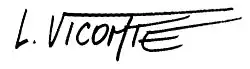 signature de Laurent Vicomte