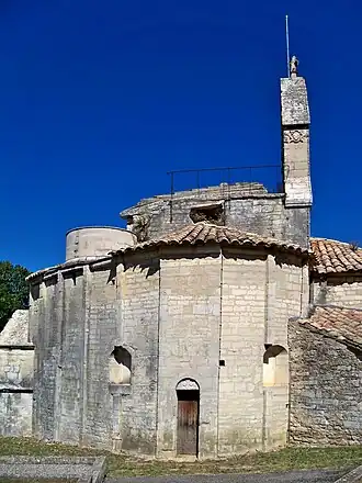 L'abside axiale (sud-ouest).