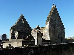 Les vestiges de la chapelle Saint-Roch.