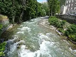 La Durance au droit de l'ancienne usine de la Schappe