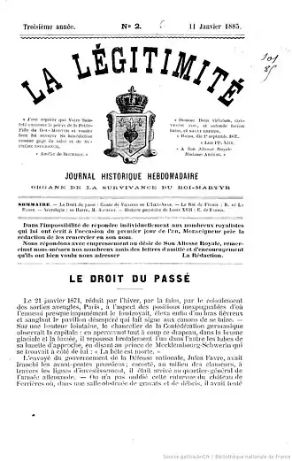 Image illustrative de l’article La Légitimité