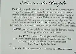 Maison du syndicat des cheminots