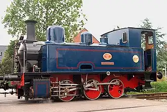 La 030T no&nbsp;5 de 1929 (3252) du Museumstoomtram Hoorn-Medemblik (Pays-Bas).