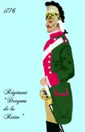 régiment de La Reine dragons de 1776 à 1779