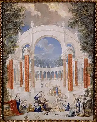 La colonnade, Jean II Cotelle.