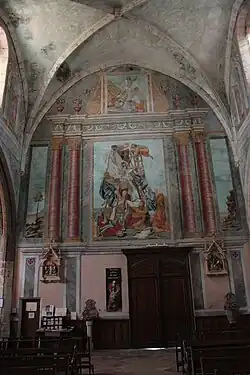 Fresque peinte de 1825.