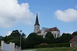 commune de Lac-des-Rouges-Truites, l'église du village.
