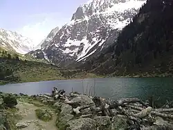 Le lac de Suyen (avril 2010).