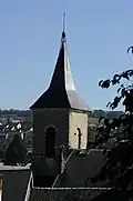 Clocher du temple protestant.