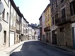 Une rue du bourg central.