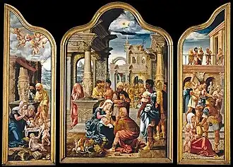 Triptyque Naissance du Christ (ca 1533)