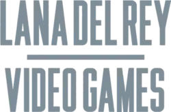 Description de l'image Lana Del Rey - Videogames Logo.png.