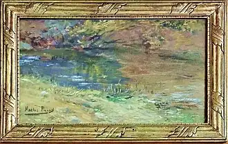 Sous-bois du Pignada, aquarelle, présenté à Roubaix, 1924