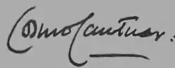 signature de Cosmo Lang