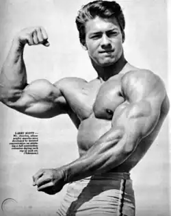Larry Scott, premier Mr. Olympia.