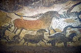 Chevaux, grotte de Lascaux, 17 000 ans, France