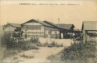 Baraquement de l'Hôtel de la Croix-d'Or
