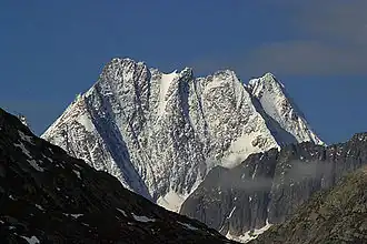 Le Lauteraarhorn depuis le col du Grimsel