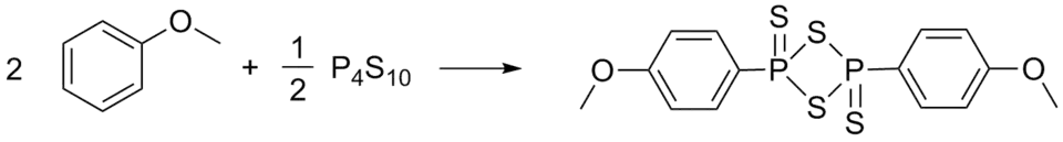 Synthèse du réactif de Lawesson à partir d'anisole et du pentasulfure de diphosphore