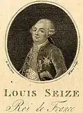 Louis XVI, roi de France (gravure de 1792).