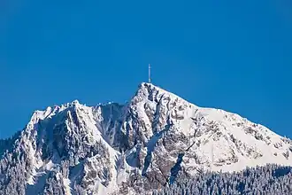 Le Chamossaire vu depuis le Chablais.