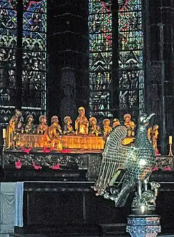 Détail du chœur de la collégiale.