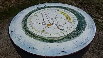 Le Grand Taureau. Table d'orientation.