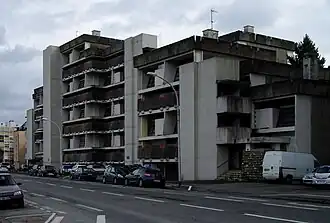 Immeuble côté Boulevard Henri IV