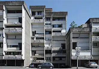 Immeuble côté rue Simin-Palay