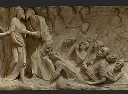 Le baiser de Juda Collégiale Sainte-Waudru de Mons