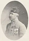 Commandant de Torquat, commandant le 18e&nbsp;chasseurs, en 1916.