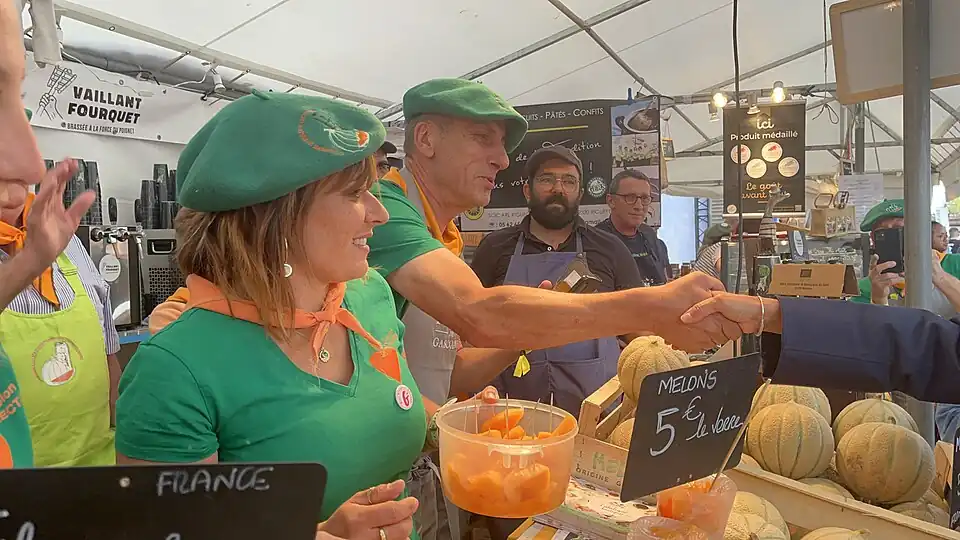 Promotion du melon de Lectoure à Paris.