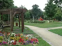 Le parc René-Martin, rond-point Carette.